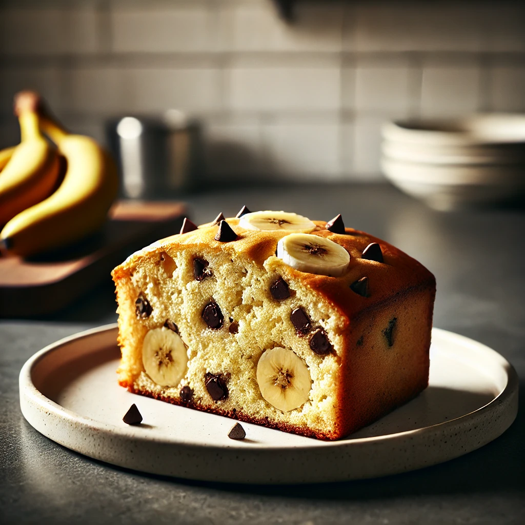 Gâteau à la Banane et Pépites de Chocolat 🍌🍫